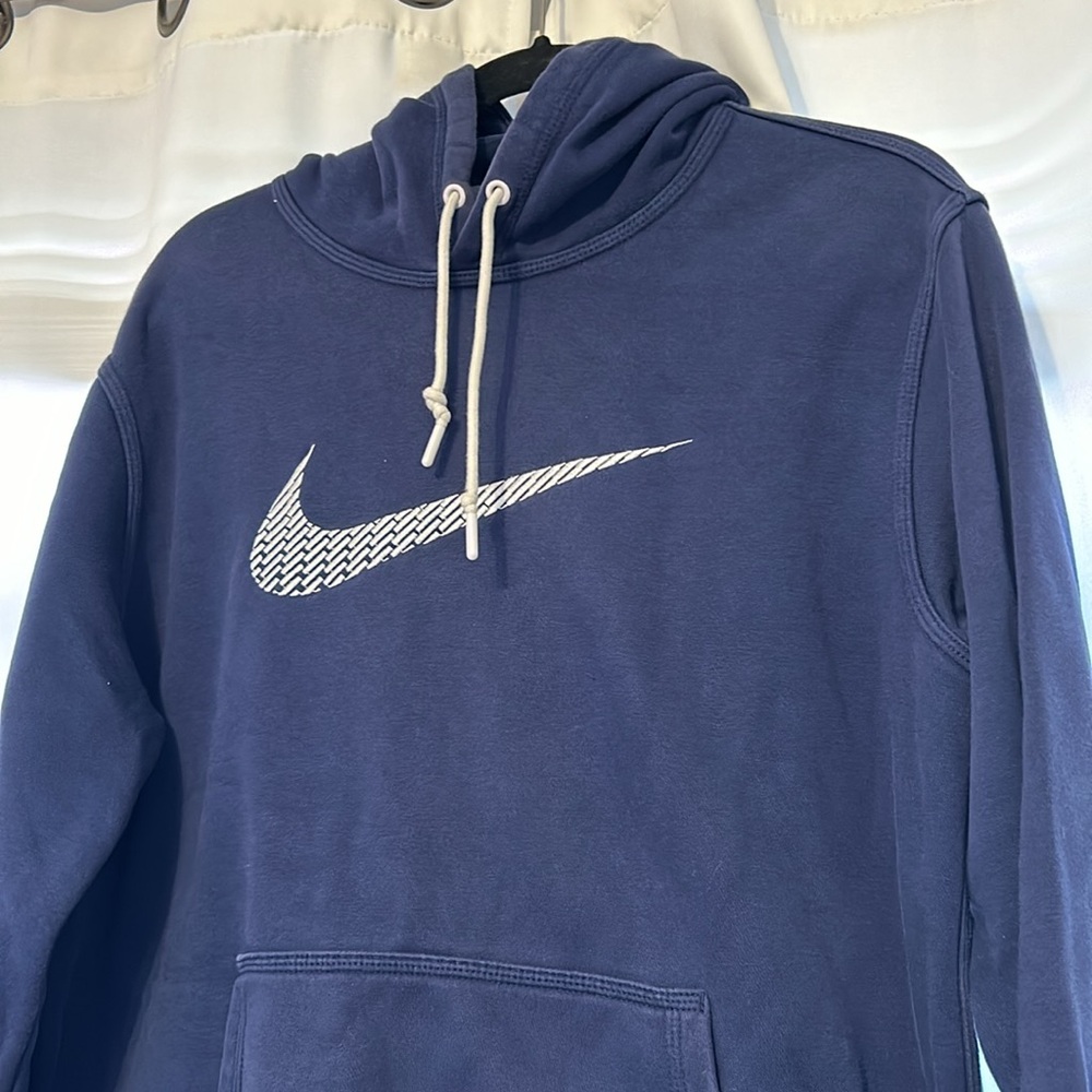 {NIKE} Hoodie/Sweatshirt, Navy, Large